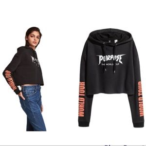 Justin Bieber Crop Hoodie